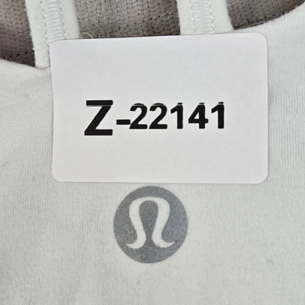 Lululemon Women Tank Top 4 White Activewear Strap Free To Be READ
